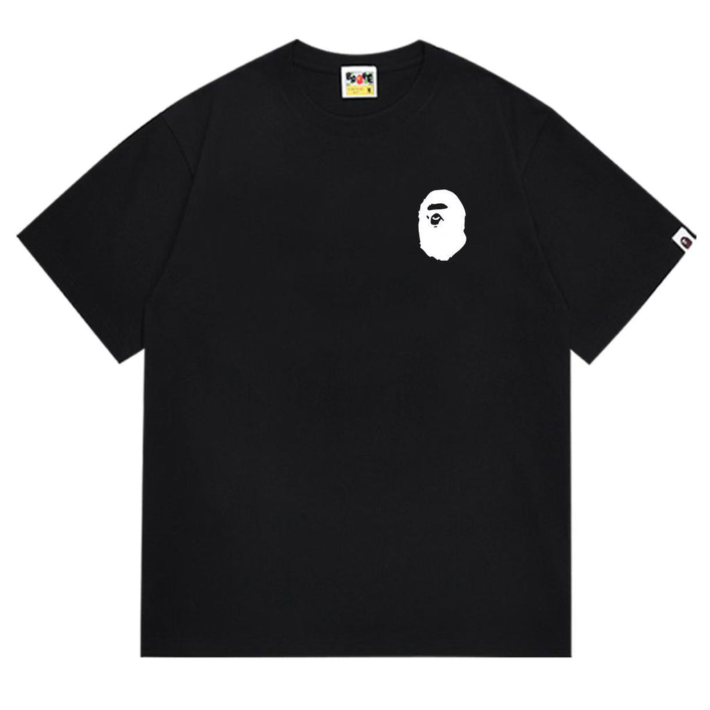 BAPE Ape Head Graphic Tee – Crew Neck Relaxed Fit