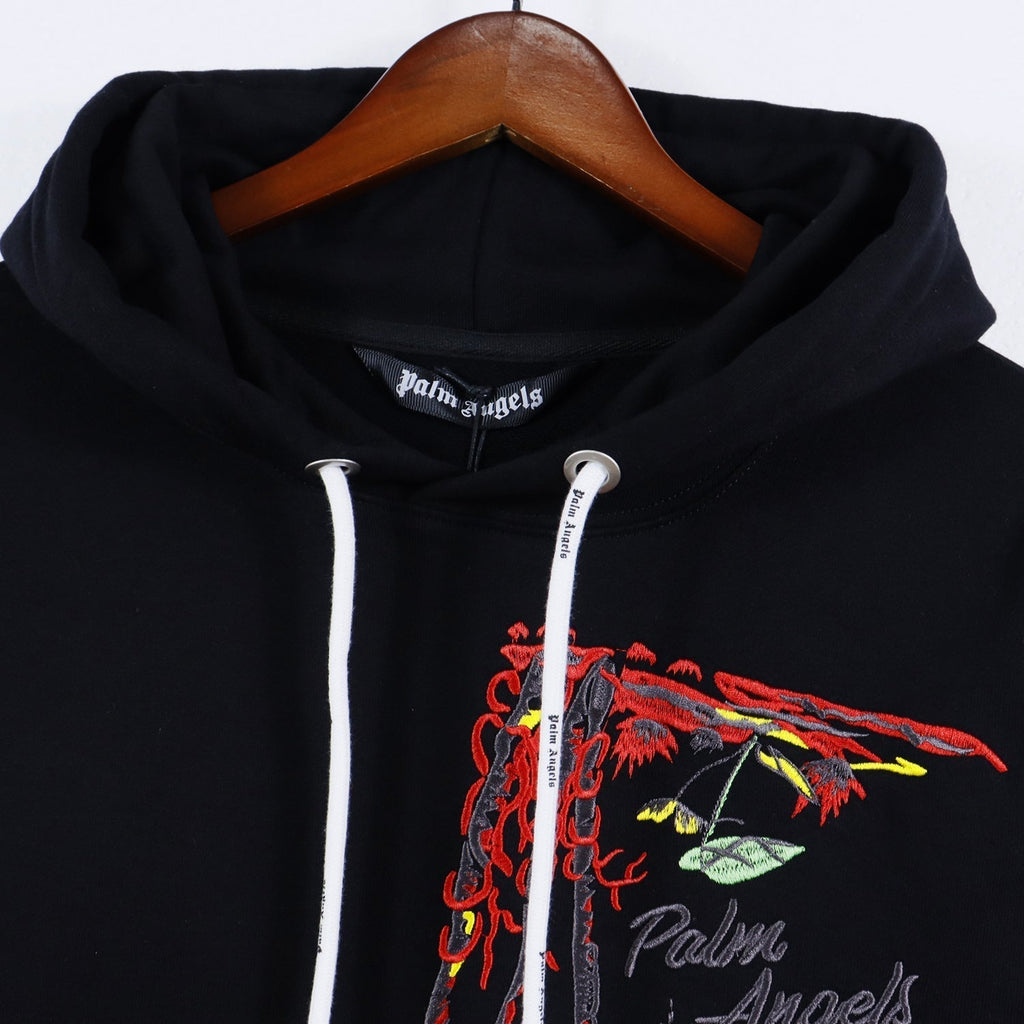 Palm Angels Hoodie – Men's Premium Cotton Hoodie | Pink & Black