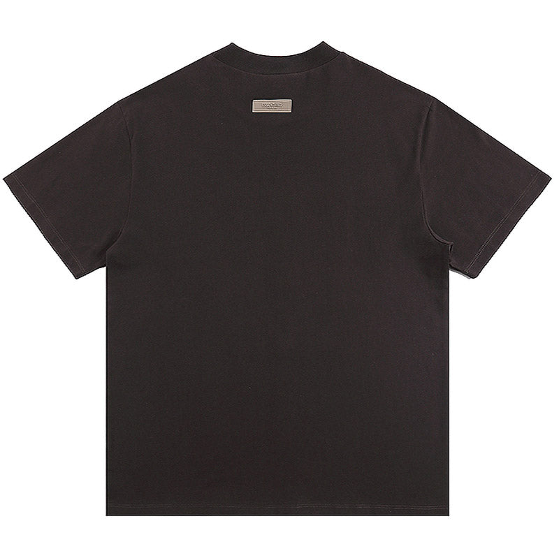 Fear of God Essentials Big E T-Shirt – Black / Gray / Fruit Green