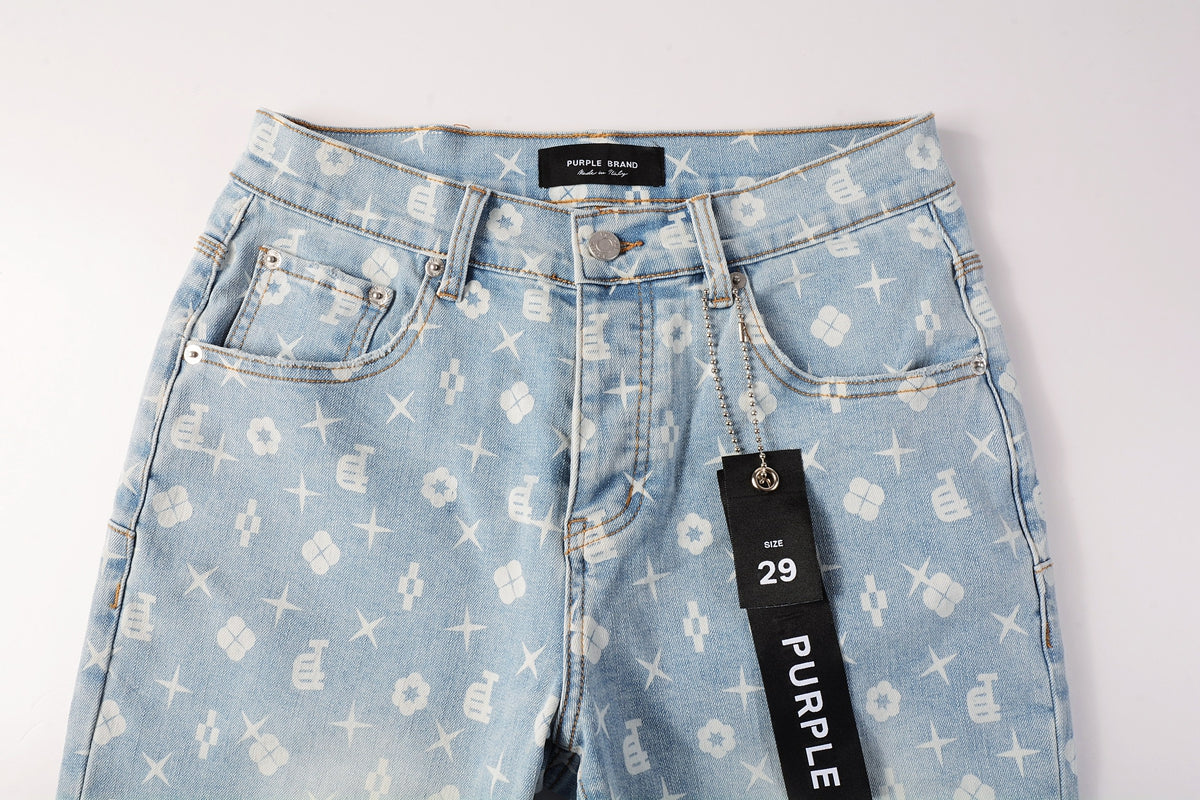 Purple Brand Denim Shorts #5089 | Relaxed Fit Cotton