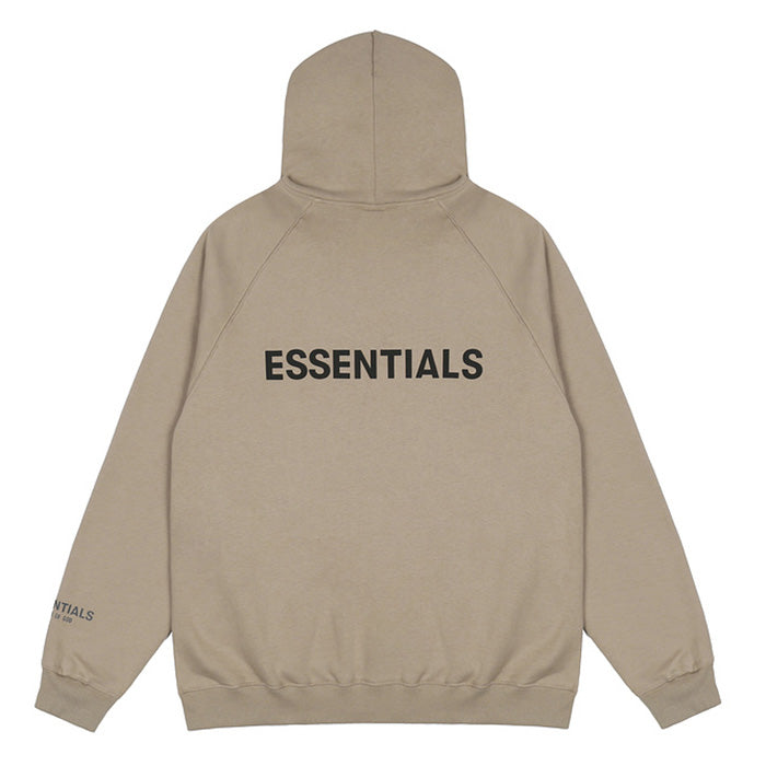 Fear Of God Essentials Zip-Up Hoodie – Black / White / Brown / Matcha Green / Apricot