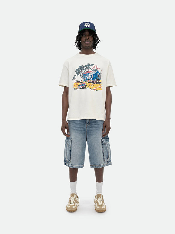 RHUDE Beach Side T-Shirt – Apricot