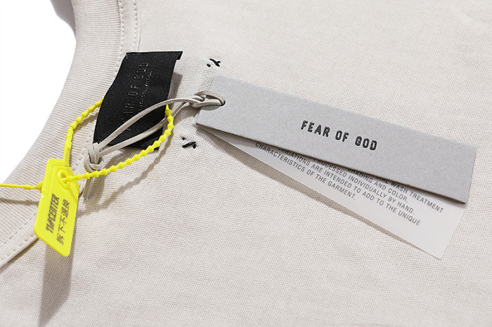 Fear of God T-Shirt – Apricot / Black