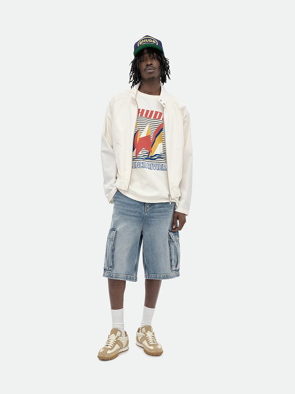 RHUDE Poster T-Shirt – Apricot