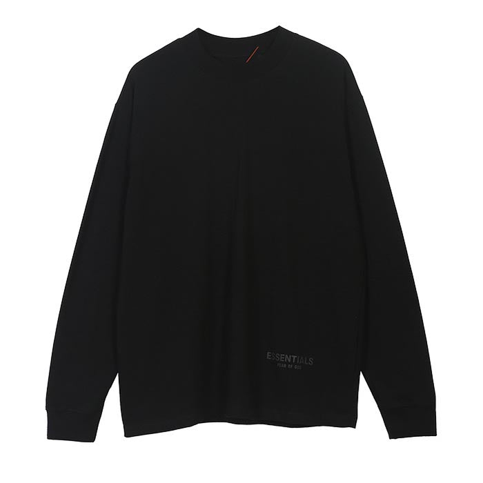 Fear of God Essentials Long Sleeve Tee – Black / White