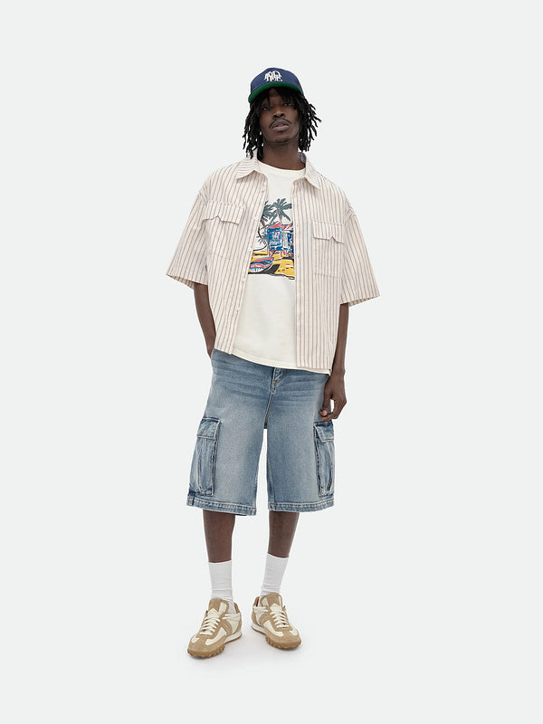 RHUDE Beach Side T-Shirt – Apricot