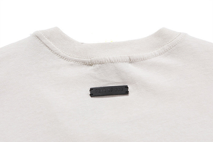 Fear of God T-Shirt – Apricot / Black