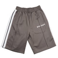 Palm Angels Cement Gray Running Shorts