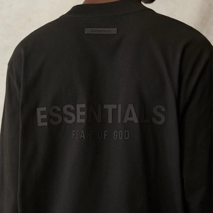 Fear of God Essentials Long Sleeve Tee – Brown / Black / Khaki / Apricot