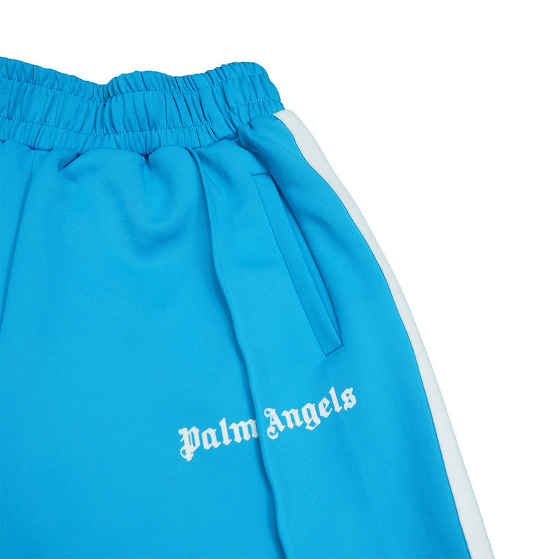 Palm Angels Sports Shorts – Lake Blue | Cotton