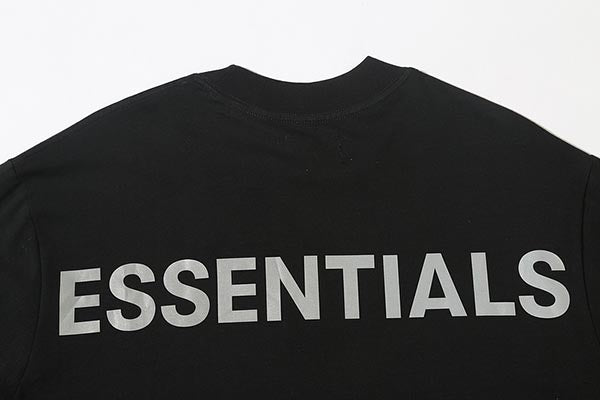 Fear of God Essentials Long Sleeve Tee – Black / White