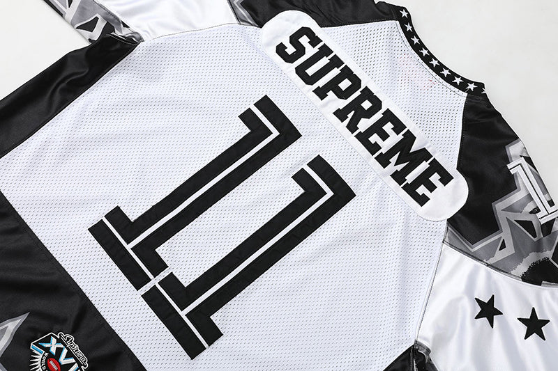 Supreme Stars Football Jersey — Black / Blue