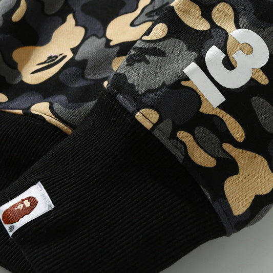 BAPE Camo Shark Double-Zip Hoodie