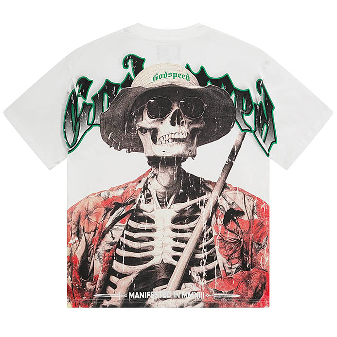 GODSPEED Goldie Graphic T-Shirt — White