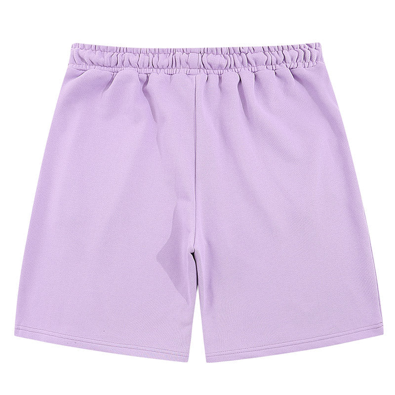 Palm Angels Shorts – Purple Men's Cotton Shorts