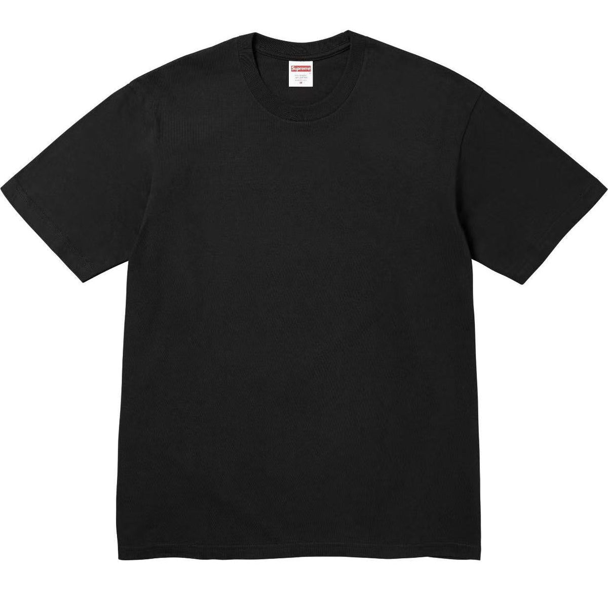 Supreme SS24 Backwards Tee – Black / White