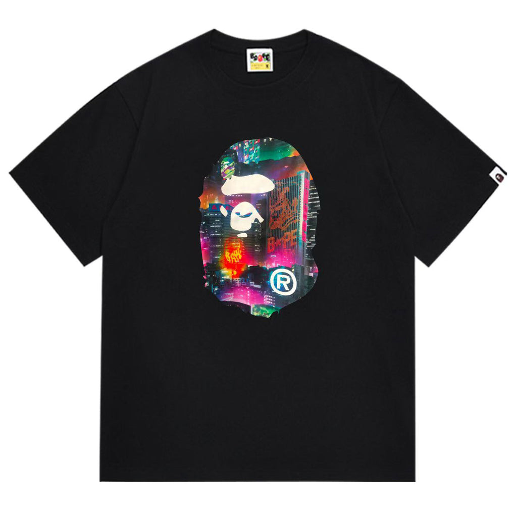 BAPE Ape Head Graphic Tee – Classic Crew Neck