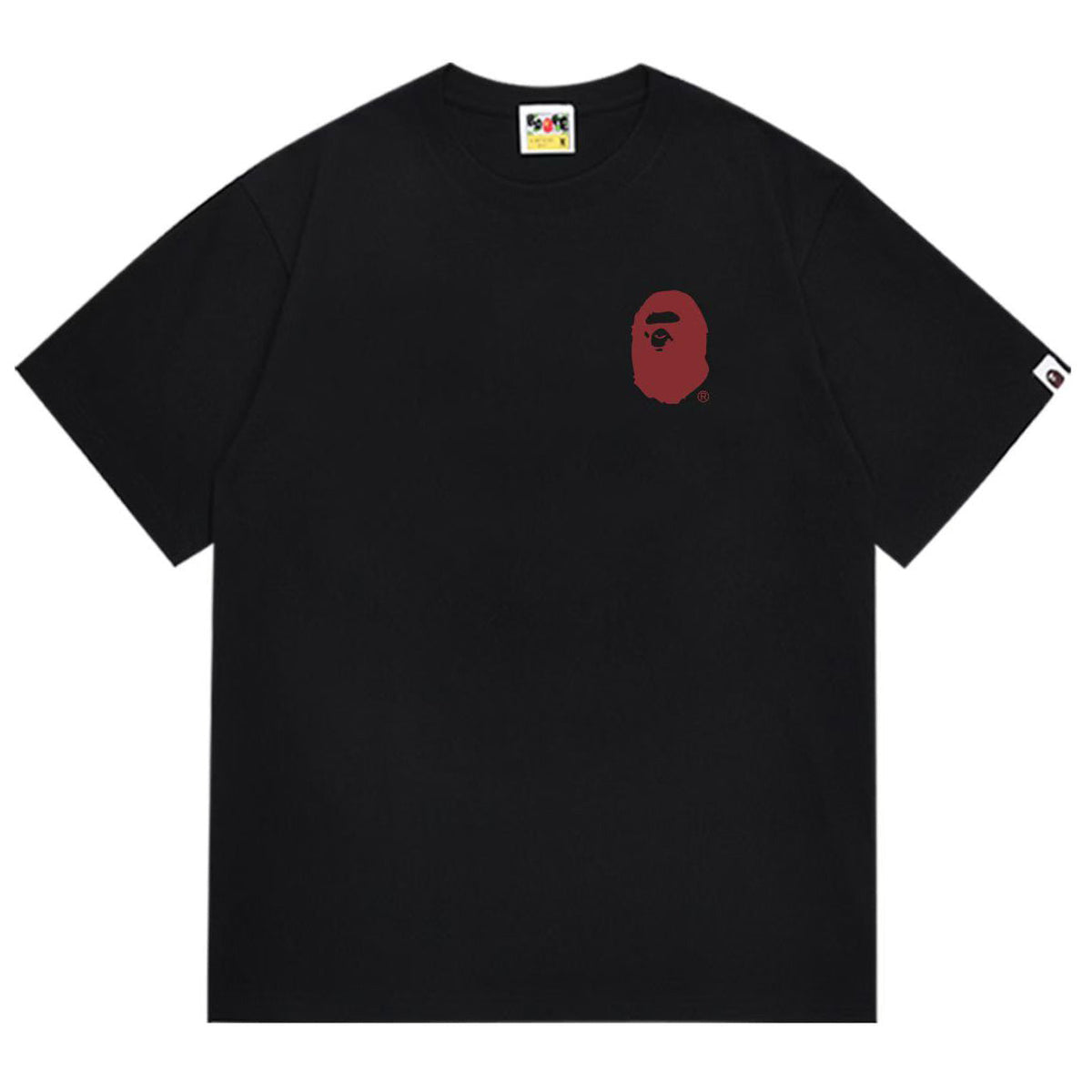 BAPE Ape Head Graphic Tee – Crew Neck Relaxed Fit