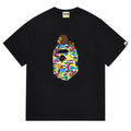 BAPE Ape Head Graphic Tee - Black & White