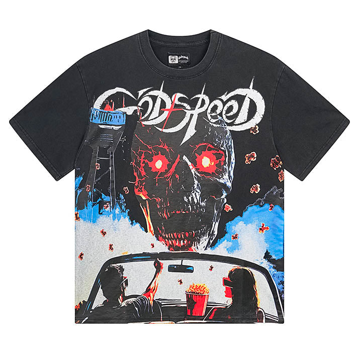 GODSPEED Skull Graphic T-Shirt