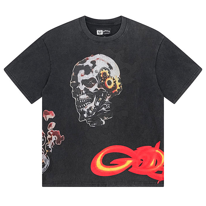 GODSPEED Skull T-Shirt – 100% Cotton Graphic Tee