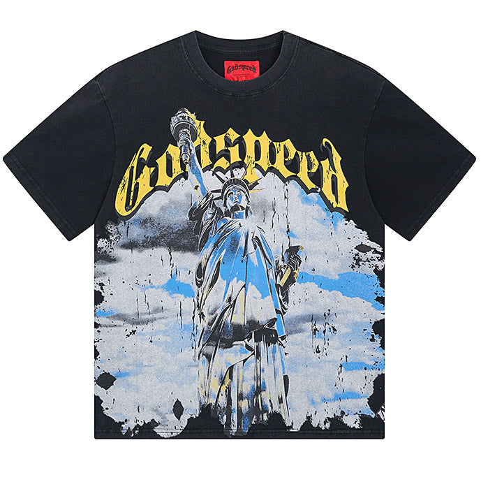 GODSPEED Chrome Liberty Graphic T-Shirt – 100% Cotton