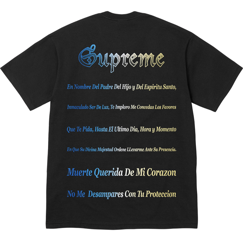 Supreme Grim Reaper Tee — Black / White
