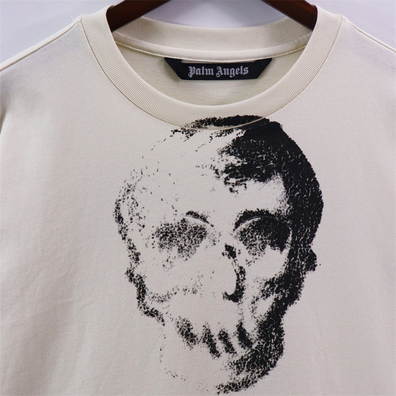 Palm Angels Crystal Skull Graphic T-Shirt