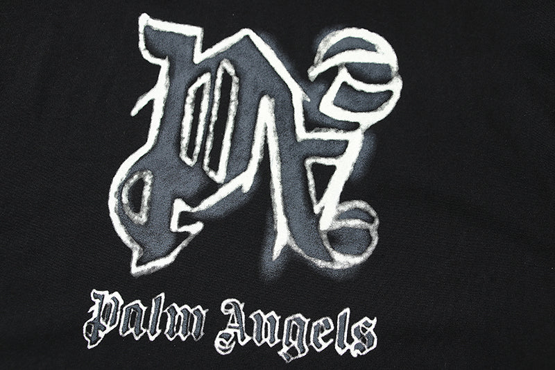 Palm Angels Hyper Monogram Print T-Shirt – 100% Cotton