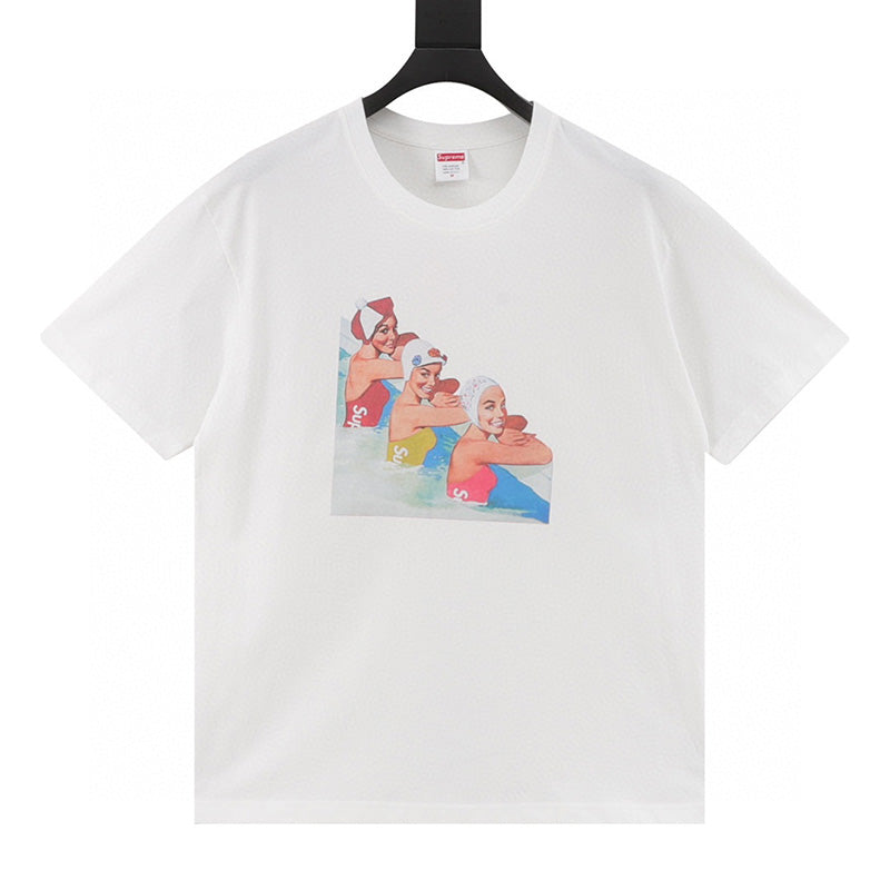 Supreme Swimmers Tee — Black / White