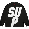 Supreme Reflective L/S Top — Black