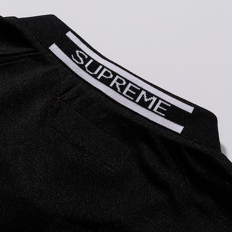 Supreme Crest Soccer Jersey — Black