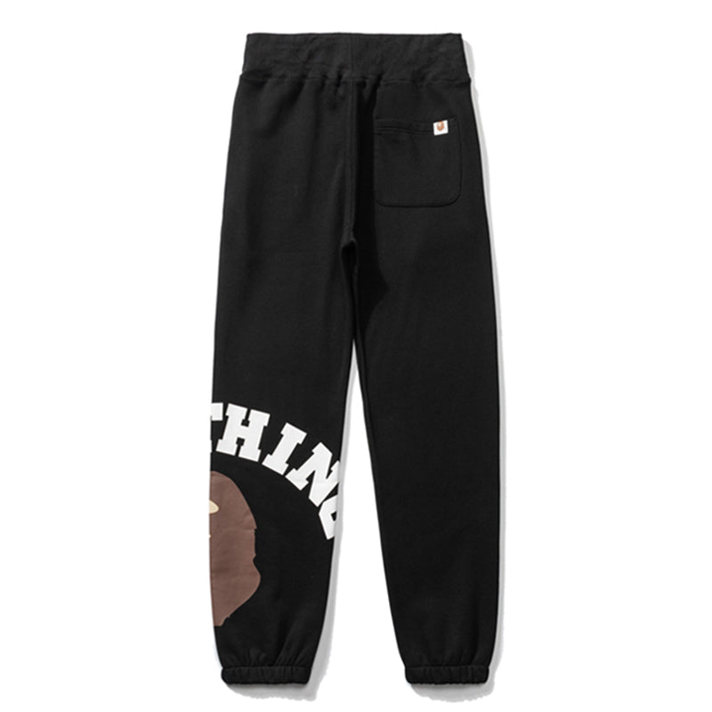 BAPE Logo Printed Drawstring Pants