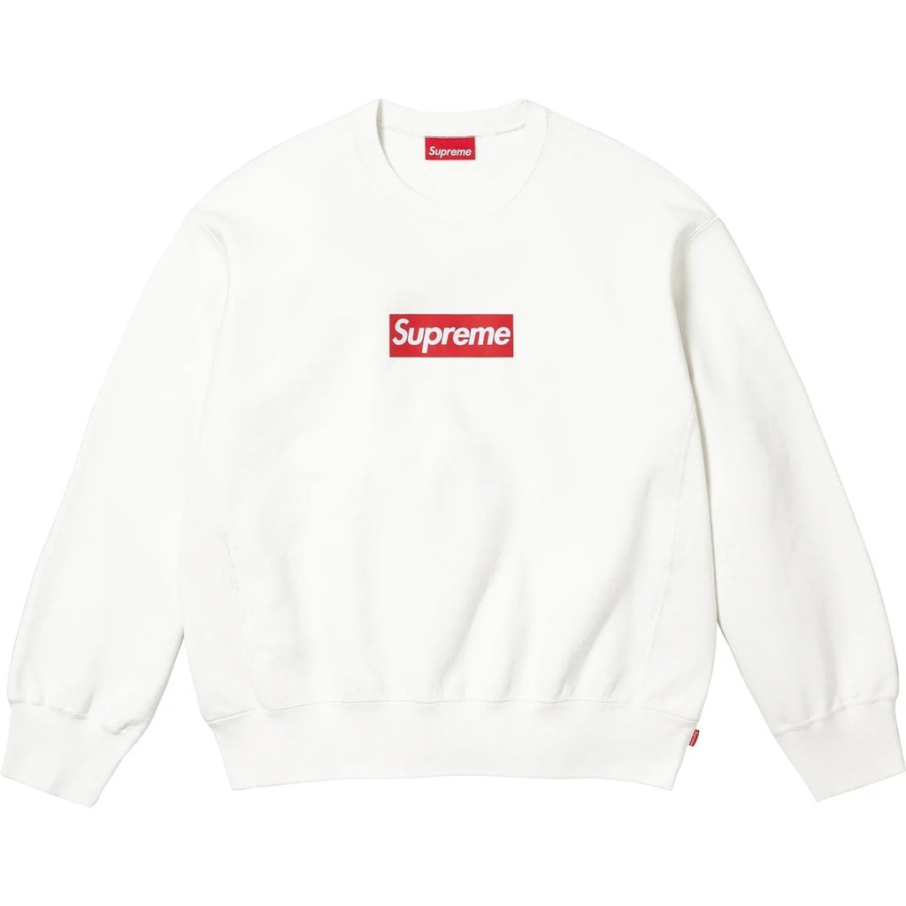 Supreme SS25 Washed Box Logo Crewneck Sweatshirt