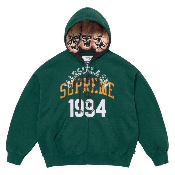 Supreme x Maison Margiela SS24 Zip Up Hooded Sweatshirt