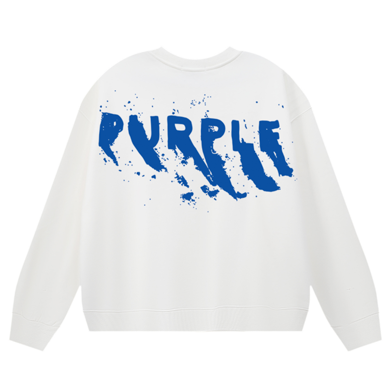 Purple Brand Logo Printed Sweatshirt