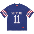 Supreme Studded Football Jersey — Blue / Apricot