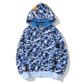 BAPE Big ABC Camo Shark Double-Hood Hoodie & Shorts Set