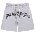Palm Angels Shorts – Grey Men's Cotton Shorts