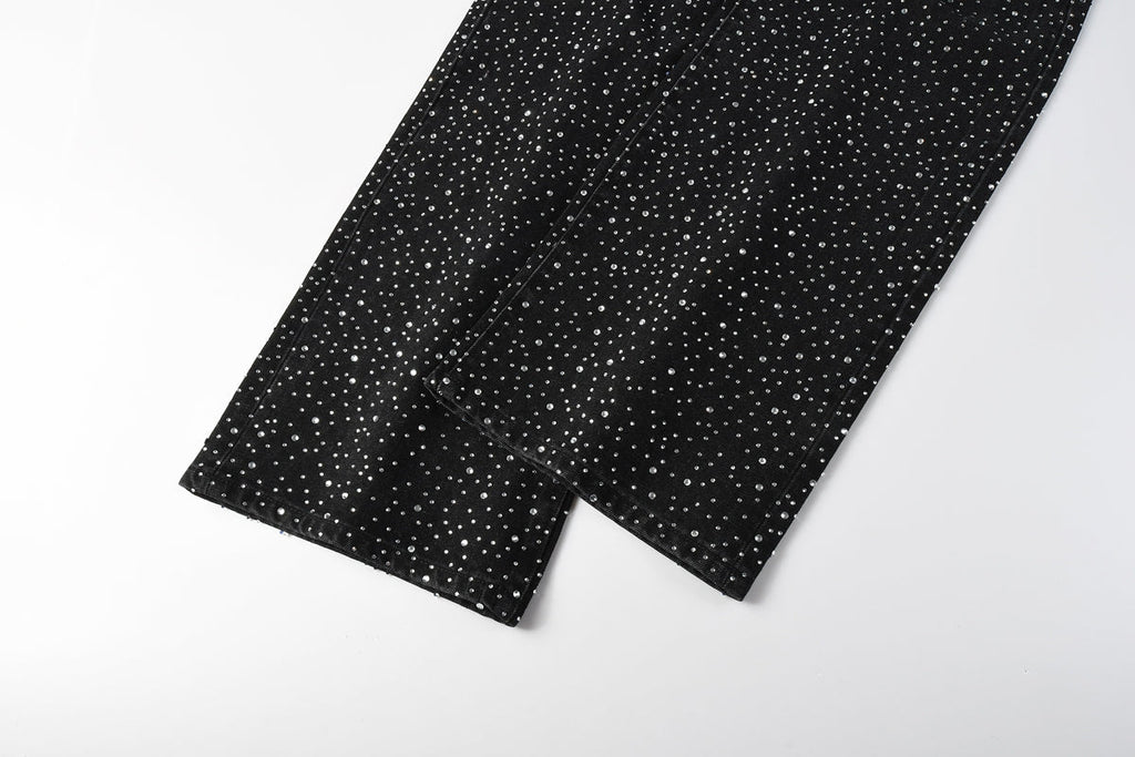 Purple Brand Crystal Diamond Skinny Jeans #9128