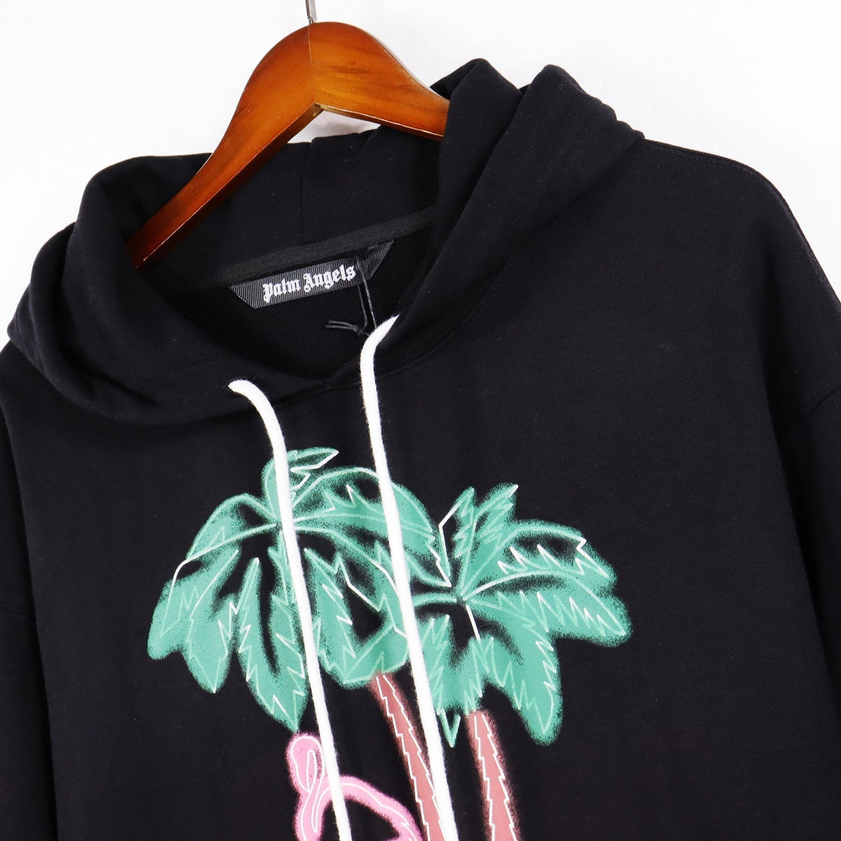 Palm Angels Hoodie – Men's Premium Cotton Hoodie | Black & Apricot
