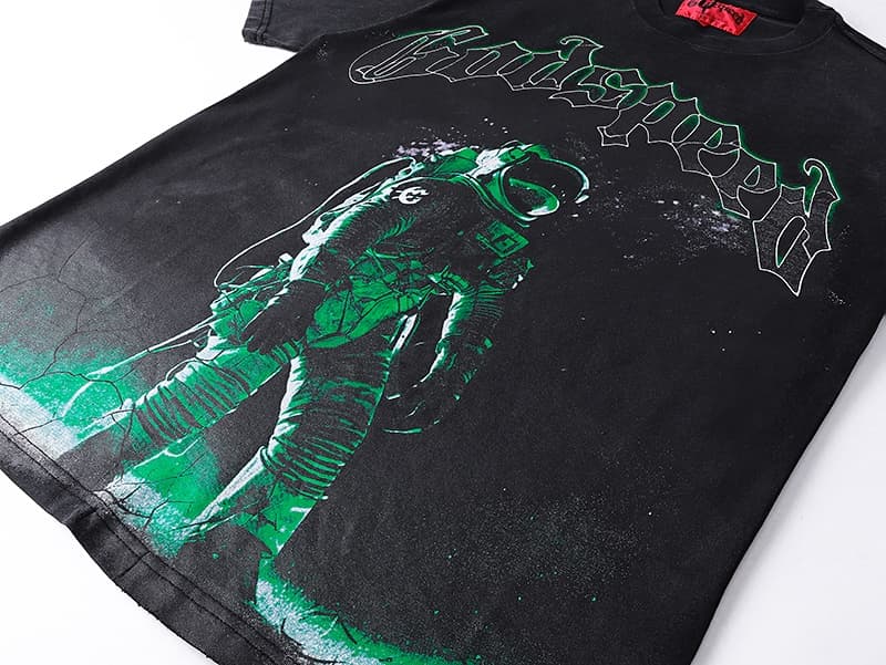 GODSPEED 1969 LS Astronaut Graphic T-Shirt – 100% Cotton