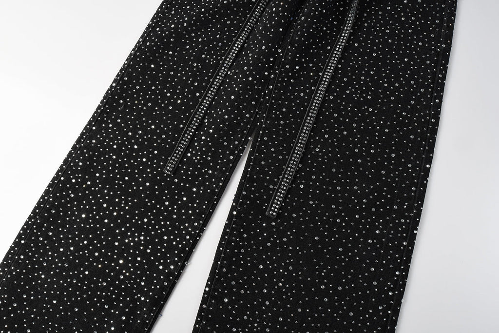 Purple Brand Crystal Diamond Skinny Jeans #9128