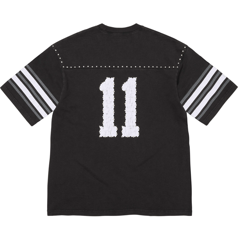 Supreme Studded Football Jersey — Black / Green