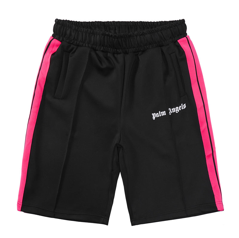 Palm Angels Sports Shorts – Pink & Black | Cotton